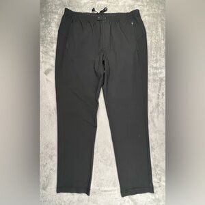 Paskho Reflection Travel Pants Mens Size XXL Black Stretch Tapered Tech Pockets